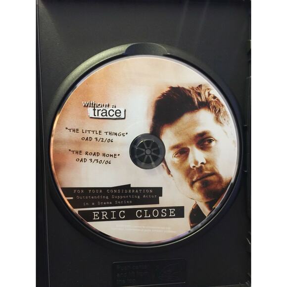 2006 For Your Emmy Consideration Eric Close Without A Trace Supporting Actor DVD - Picture 2 of 3